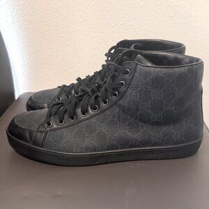Gucci Men's Brooklyn GG Supreme High-Top Sneakers